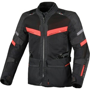 Geaca de vara impermeabila touring MACNA CAPTANE Negru/Rosu Geaca de vara impermeabila touring MACNA CAPTANE Negru/Rosu