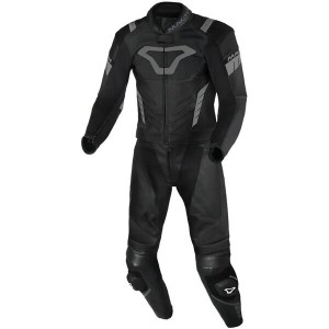 Combinezon de piele 2 piese MACNA VARSHALL Negru/Rosu Combinezon de piele 2 piese MACNA VARSHALL Negru/Rosu