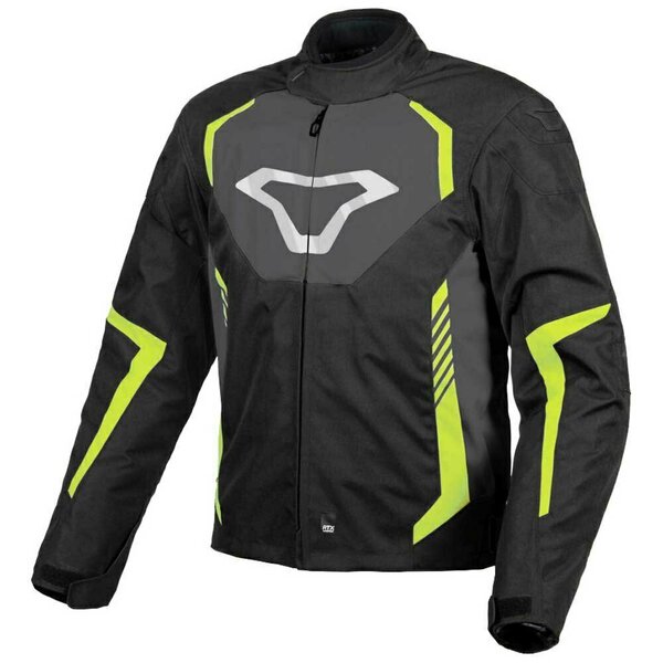 Geaca textil impermeabila MACNA TAZAR Negru/Galben fluo [1]