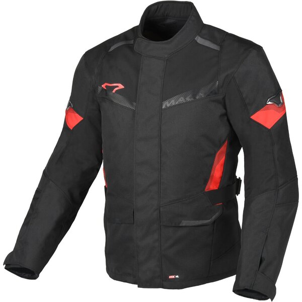 Geaca textil impermeabila MACNA VAULTURE Negru/Rosu [1]