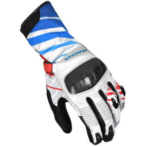 Manusi de vara MACNA KROWN Alb/Albastru