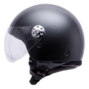 Casca open face motociclete MT Retro Leather negru Casca open face motociclete MT Retro Leather negru