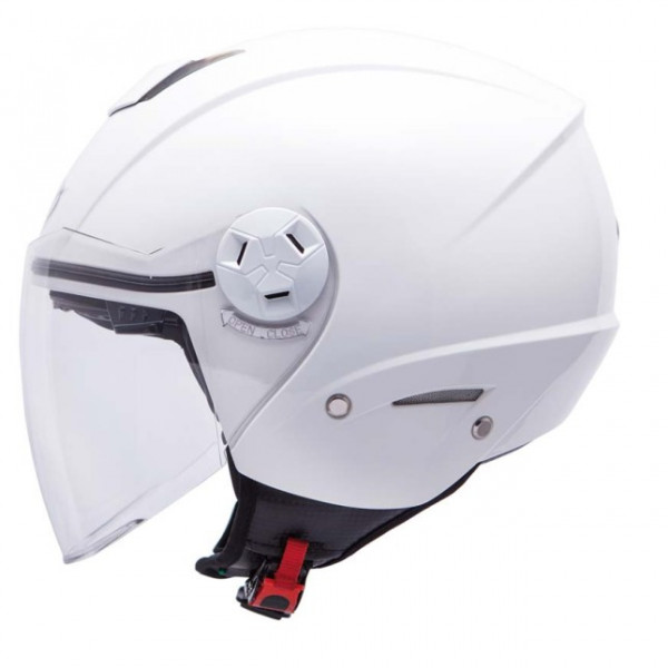 Casca open face motociclete MT City Eleven SV alb lucios (ochelari soare integrati) [1]
