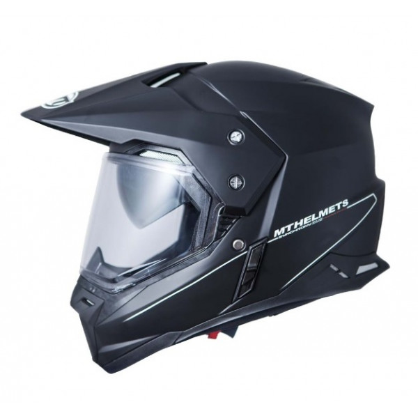 Casca off road motociclete MT Synchrony Duo Sport negru mat cu viziera (ochelari soare integrati) [1]