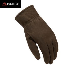 Manusi iarna piele (nobuck) motociclete barbati Unik Racing model C-7 culoare: maro