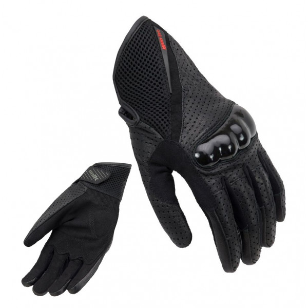 Manusi motociclete barbati piele Unik Racing model C-42 culoare: negru [1]