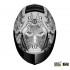 Casca integrala motociclete MT Revenge Skull & Rose gri/negru mat [3]