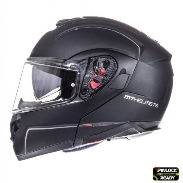 Casca integrala modulabila motociclete MT Atom SV negru mat Pinlock ready – tip MT-V-16 [1]