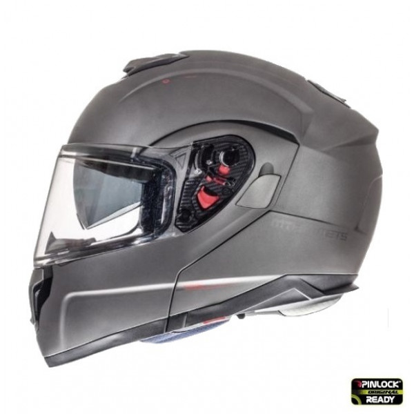 Casca integrala modulabila motociclete MT Atom SV titanium mat Pinlock ready – tip MT-V-16 [1]