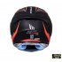 Casca integrala motociclete MT KRE SV Momentum negru/titanium/rosu intens mat (fibra sticla) - cu ochelari soare integrati [3]