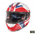 Casca integrala motociclete MT KRE SV RAD alb/rosu/albastru lucios (fibra sticla) - cu ochelari soare integrati [4]