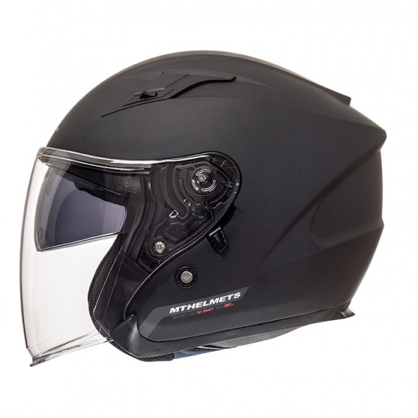 Casca open face motociclete MT Avenue SV negru mat (ochelari soare integrati) [1]