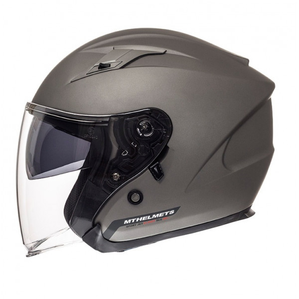 Casca open face motociclete MT Avenue SV titanium mat (ochelari soare integrati) [1]