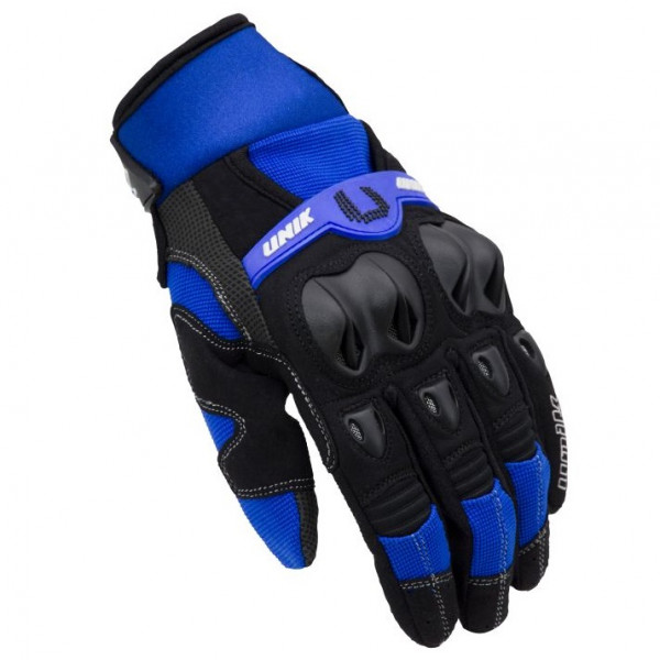 Manusi motociclete cross-enduro unisex Unik Racing model X-6 culoare: albastru [1]