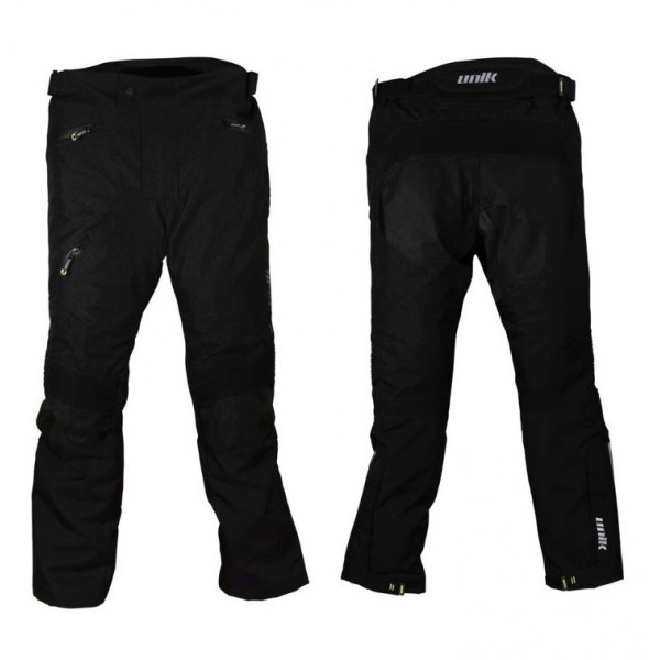 Pantaloni motociclete touring barbati Unik Racing model TP-01 culoare: negru [1]