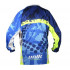 Tricou (bluza) cross-enduro Unik Racing model MX01 culoare: albastru/verde fluor – marime XS [3]