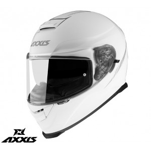 Casca integrala Axxis model Eagle SV A0 alb lucios (ochelari soare integrati) Casca integrala Axxis model Eagle SV A0 alb lucios (ochelari soare integrati)