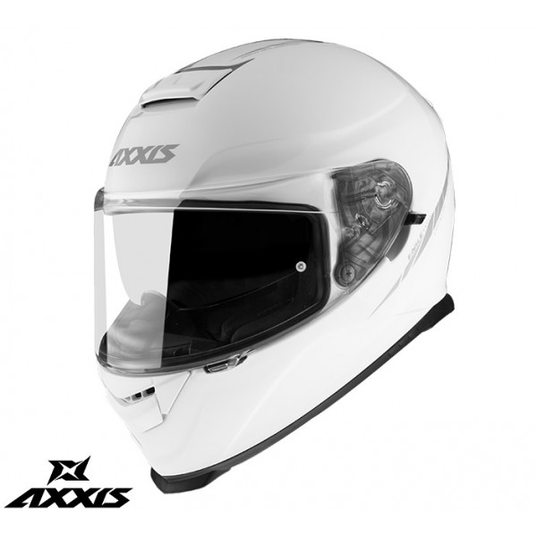 Casca integrala Axxis model Eagle SV A0 alb lucios (ochelari soare integrati) [1]