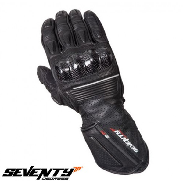 Manusi barbati racing vara Seventy model SD-R4 negru/gri - marime: XXL (11) [1]