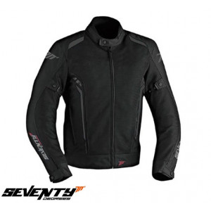 Geaca (jacheta) motociclete barbati Touring vara Seventy model SD-JT32 culoare: negru/gri Geaca (jacheta) motociclete barbati Touring vara Seventy model SD-JT32 culoare: negru/gri
