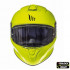 Casca integrala motociclete MT Targo solid A3 galben fluor lucios – tip MT-V-14 [3]