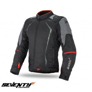 Geaca (jacheta) motociclete barbati Racing Seventy vara/iarna model SD-JR47 culoare: negru/rosu Geaca (jacheta) motociclete barbati Racing Seventy vara/iarna model SD-JR47 culoare: negru/rosu