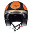 Casca open face motociclete MT Le Mans SV Flaming negru/portocaliu mat (ochelari soare integrati) [3]