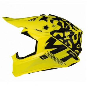 Casca off road motociclete MT Falcon Karson F2 galben fluor mat Casca off road motociclete MT Falcon Karson F2 galben fluor mat