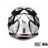 Casca integrala motociclete MT Thunder III SV Vlinder A1 negru/alb perlat lucios (ochelari soare integrati) [3]