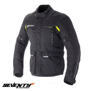 Geaca (jacheta) motociclete barbati Touring Seventy vara/iarna model SD-JT41 culoare: negru/galben fluor Geaca (jacheta) motociclete barbati Touring Seventy vara/iarna model SD-JT41 culoare: negru/galben fluor