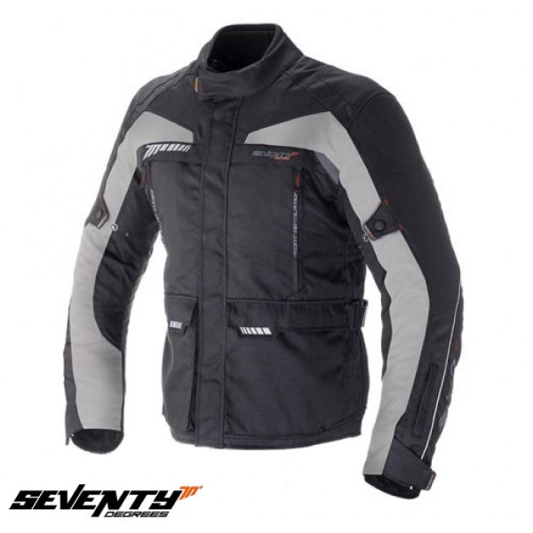 Geaca (jacheta) motociclete barbati Touring Seventy vara/iarna model SD-JT41 culoare: negru/gri [1]