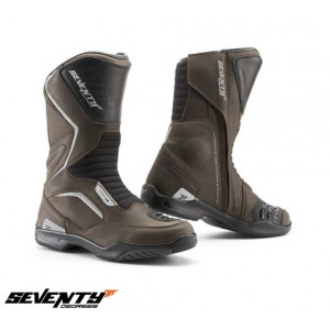 Ghete (cizme) moto Touring Unisex Seventy model SD-BT2 culoare: maro