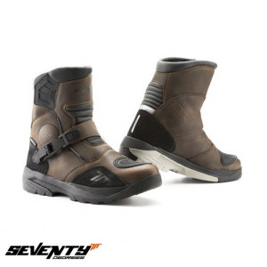 Ghete (cizme) moto Adventure (Touring) Unisex Seventy model SD-BA5 culoare: maro Ghete (cizme) moto Adventure (Touring) Unisex Seventy model SD-BA5 culoare: maro