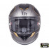 Casca integrala motociclete MT Rapide Revival A1 negru/gri mat (fibra sticla) [3]