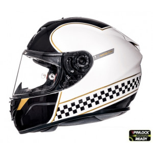 Casca integrala motociclete MT Rapide Revival B1 alb/negru lucios (fibra sticla) Casca integrala motociclete MT Rapide Revival B1 alb/negru lucios (fibra sticla)