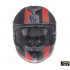 Casca integrala motociclete MT Rapide Overtake B1 rosu/negru mat (fibra sticla) [3]