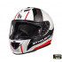 Casca integrala motociclete MT Rapide Duel D1 rosu/alb/negru luicos (fibra sticla) [2]