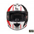 Casca integrala motociclete MT Rapide Duel D1 rosu/alb/negru luicos (fibra sticla) [3]