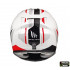 Casca integrala motociclete MT Rapide Duel D1 rosu/alb/negru luicos (fibra sticla) [4]
