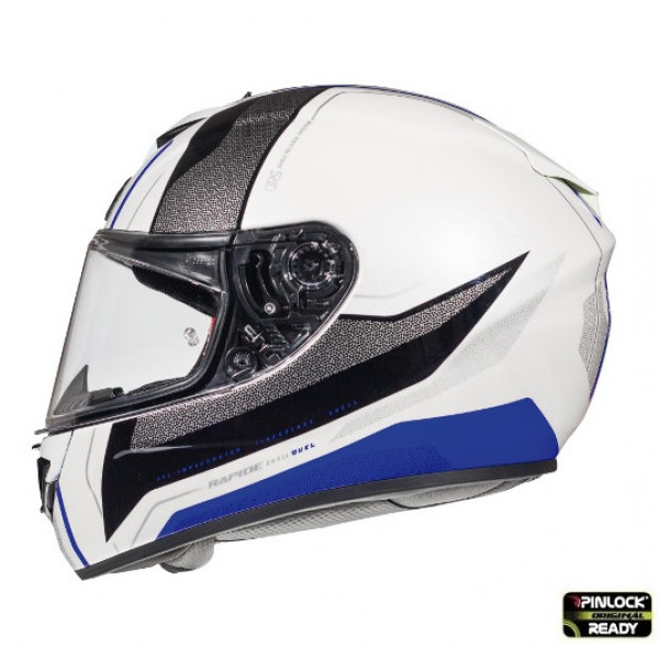 Casca integrala motociclete MT Rapide Duel D5 albastru/alb/negru lucios (fibra sticla) [1]