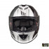Casca integrala motociclete MT Rapide Duel D7 argintiu/alb/negru lucios (fibra sticla) [3]
