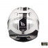 Casca integrala motociclete MT Rapide Duel D7 argintiu/alb/negru lucios (fibra sticla) [4]