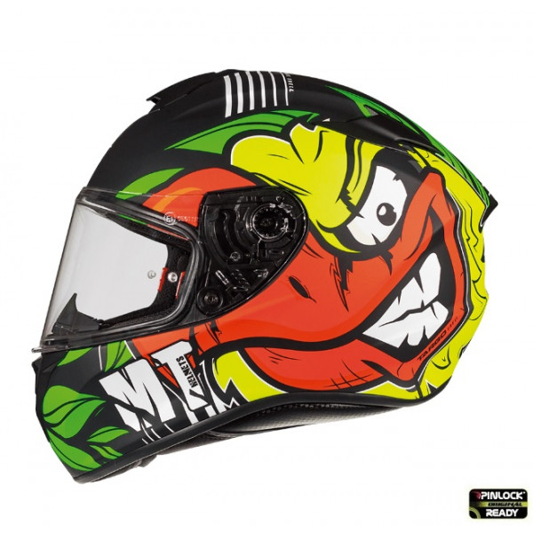 Casca integrala motociclete MT Targo Truck A2 galben fluor mat – tip MT-V-14 [1]