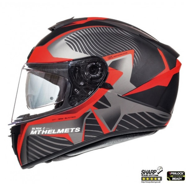 Casca integrala motociclete MT Blade 2 SV Blaster B2 rosu mat (ochelari soare integrati) [1]