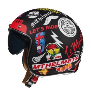 Casca open face motociclete MT Le Mans 2 SV Anarchy A1 negru mat (ochelari soare integrati) Casca open face motociclete MT Le Mans 2 SV Anarchy A1 negru mat (ochelari soare integrati)