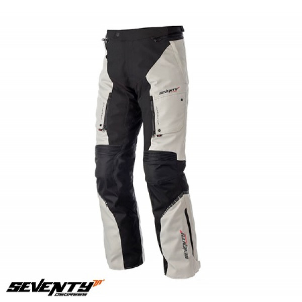 Pantaloni motociclete Touring unisex Seventy vara/iarna model SD-PT1 culoare: negru/gri [1]