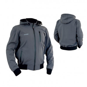 Geaca (jacheta) motociclete barbati Unik Racing model Softshell SF-01 culoare: gri