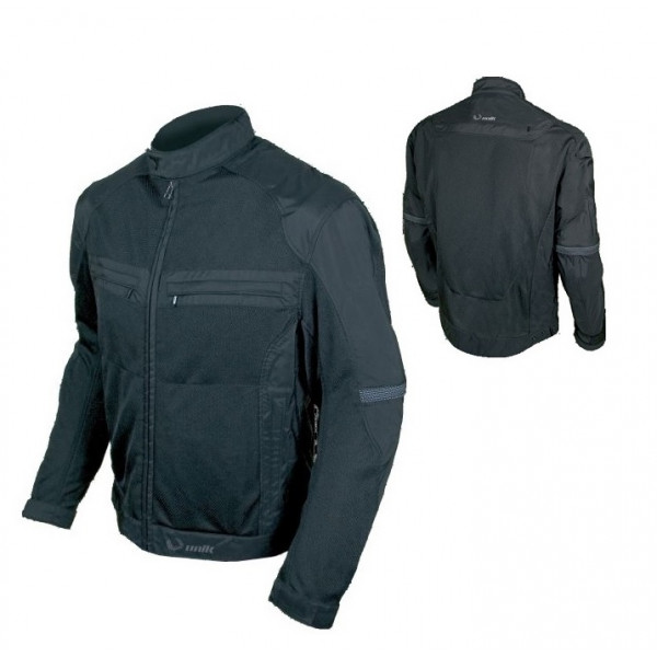 Geaca (jacheta) motociclete barbati Unik Racing model VZ-04 culoare: negru [1]