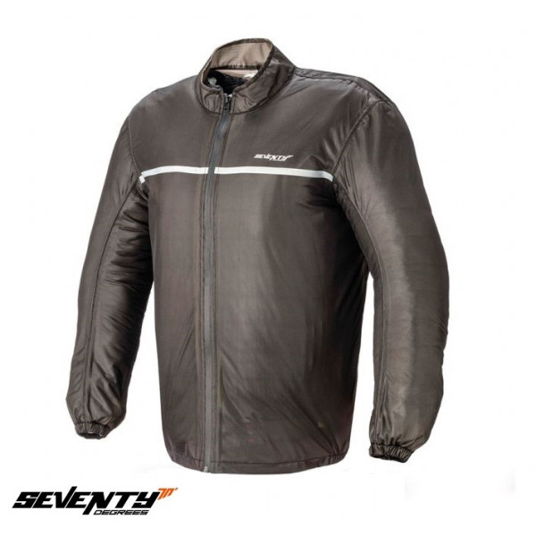 Geaca (jacheta) motociclete femei ploaie impermeabila Seventy model SD-A4 culoare: negru [1]