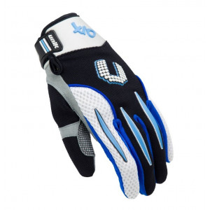Manusi motociclete cross-enduro unisex Unik Racing model X-10 culoare: albastru Manusi motociclete cross-enduro unisex Unik Racing model X-10 culoare: albastru